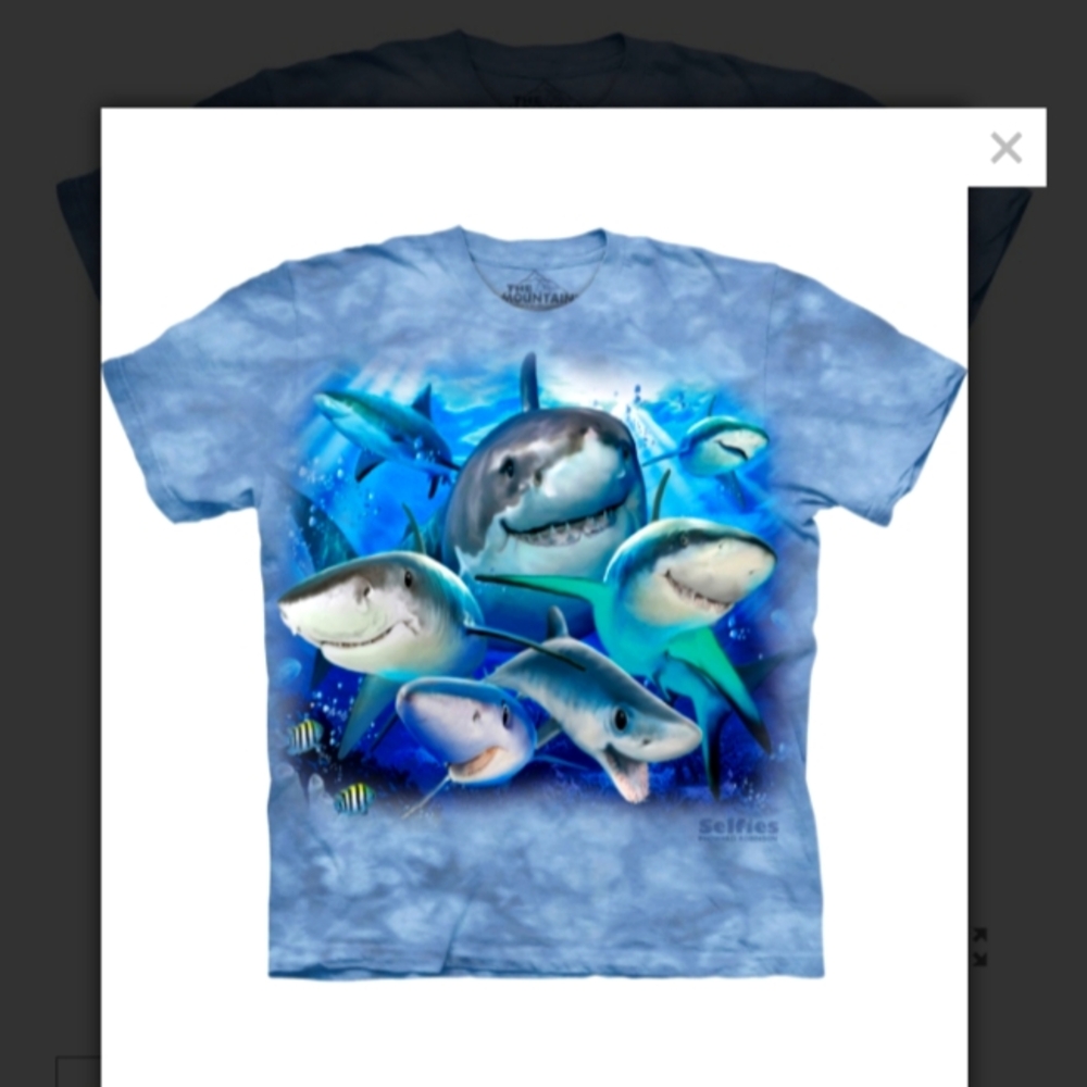 The Mountain Shark Selfie T-shirt